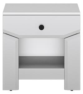 Noční stolek FERNI FF11 stříbrná šeď