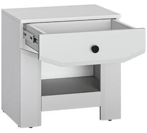 Noční stolek FERNI FF11 stříbrná šeď