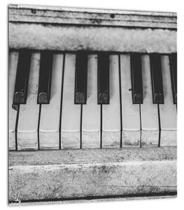 Obraz starého klavíru (30x30 cm)