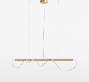 Luxusní zlaté, závěsné svítidlo Maytoni TAU, 140 cm, 30W
