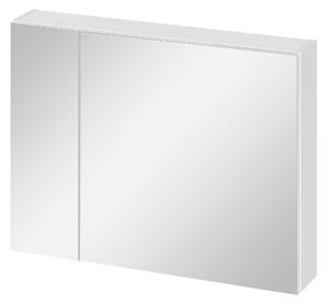 Cersanit Ovida skříňka 79.4x14.1x59.2 cm se zrcadlem bílá S1058-008