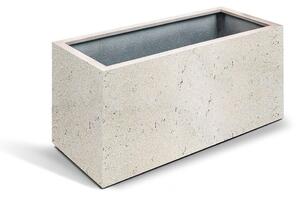 Grigio truhlík s kolečky, květináč Barva květináče: Antique White, Rozměry: 90x40x40 cm