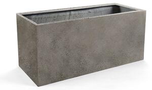 Grigio truhlík, květináč Barva květináče: Natural Concrete, Rozměry: 60x20x20 cm