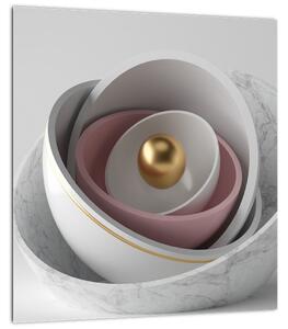 Obraz - Zlatá perla (30x30 cm)