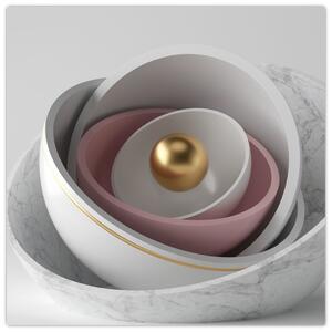 Obraz - Zlatá perla (30x30 cm)