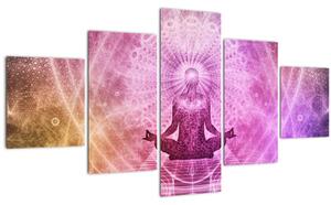 Obraz - Meditační aura (125x70 cm)