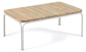 Zahradní konferenční stolek s deskou z akáciového dřeva Kave Home Cailin, 100 x 60 cm