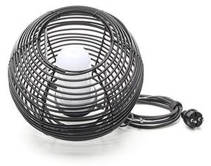 IMPR 836020X VÝPRODEJ VZORKU - Kapego dekorativní svítidlo Velorum 230V E27 1x max. 18W černá - DEKOLIGHT