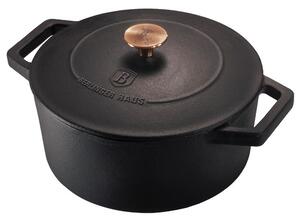 BERLINGERHAUS Pekáč litinový s poklicí 24 cm Black Rose Collection BH-6492