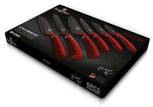 -BERLINGERHAUS BERLINGERHAUS Sada nožů s nepřilnavým povrchem 6 ks Burgundy Metallic Line BH-2542