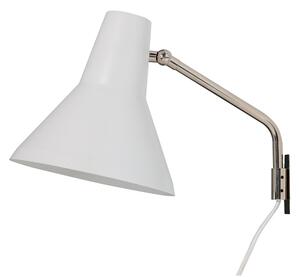 Innolux Nástěnná lampa Carin, bílá / chrom