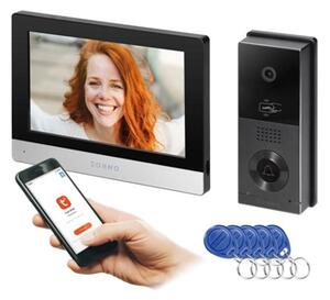 Videozvonek ORNO OR-VID-MA-1079/B, XIRAN, 8" LCD FHD RFID, Tuya Smart