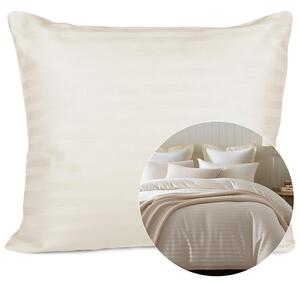 SATÉNOVÝ POVLAK NA POLŠTÁŘ CIZGILI CREAM 70X80 CM EXCLUSIVE KRÉMOVÁ