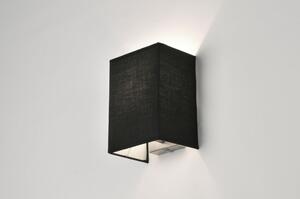 Nástěnné designové černé svítidlo Stellendam (Kohlmann)
