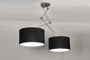 Závěsné designové svítidlo Snap Duo Black (Kohlmann)
