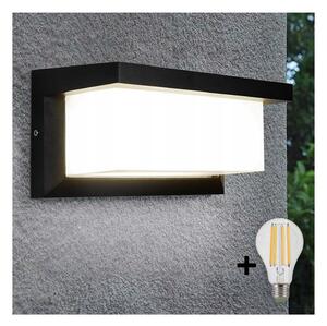 LED Venkovní nástěnné svítidlo NEELY 1xE27/9W/230V 4000K IP54 černá
