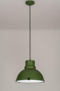 Závěsné zelené retro svítidlo Greenbruin (LMD)