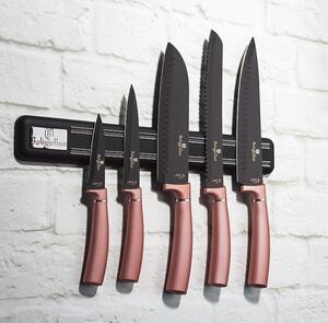 BERLINGERHAUS Sada nožů s magnetickým držákem 6 ks I-Rose Edition BH-2538