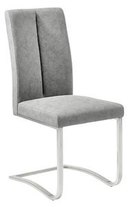 HOUPACÍ ŽIDLE, šedá, barvy nerez oceli Xora - Houpací židle