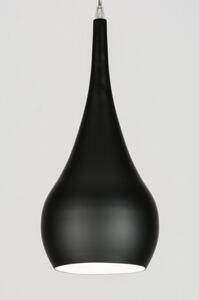 Závěsné designové černé svítidlo Lungo Nero (Greyhound)