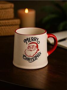 Sinsay - Vánoční hrnek s motivem Santa Clause - červená