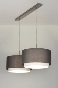 Závěsné designové svítidlo Napolitana Grey Duo (Kohlmann)