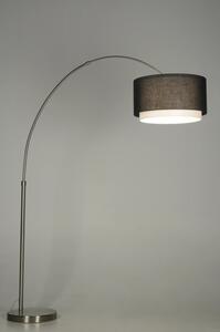 Stojací designová oblouková lampa Soffito Nero (Kohlmann)