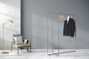 Kovový designový věšák na oblečení, štendr 120 cm