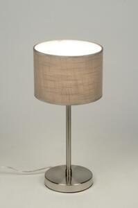 Stolní designová béžová lampa Roermond Taupe (Kohlmann)
