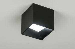 Stropní koupelnové černé bodové LED svítidlo Quadra Black (Nordtech)