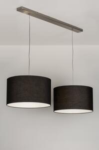 Závěsné designové černé svítidlo Duo Nero Unima (Kohlmann)