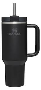 Černá termoska s brčkem z nerezové oceli 1,18 l Quencher H2.0 FlowState Tumbler Black – Stanley