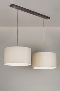 Závěsné designové bílé svítidlo Duo Bianco Unima (Kohlmann)