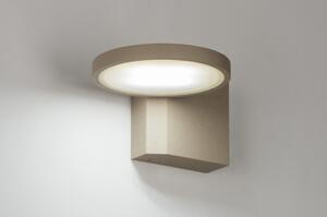 Nástěnné designové béžové LED svítidlo Caldaro Taupe (LMD)