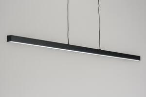 Závěsné designové černé LED svítidlo Corciano L Black (Nordtech)
