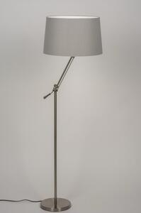 Stojací designová šedá lampa Fianno Grey K (LMD)