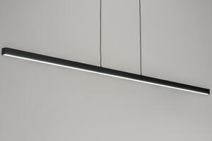 Závěsné designové černé LED svítidlo Corciano O Black (LMD)