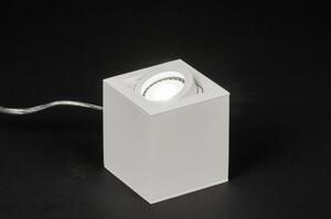 Stolní bílá LED lampa Montgomery White (Nordtech)