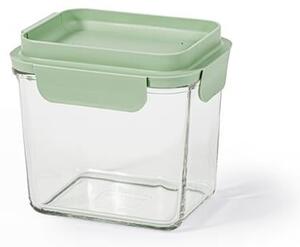 GLASSLOCK NÁDOBA S VÍKEM 1200ML ZELENÁ