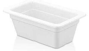 KULSAN MELAMÍNOVÁ GASTRO MÍSA 26,5X16,2X10CM BÍLÁ