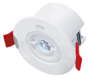 Solight LED nouzové osvětlení podhledové, 200lm, IP65, LiFePo4 1800mAh baterie, autotest WO533