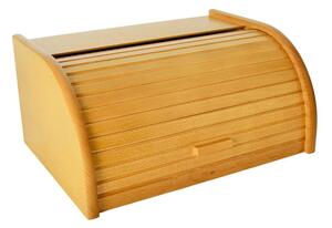 Dřevěný chlebník - chlebovka, okrová 39 x 28 x 18 cm