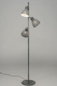 Stojací designová šedá lampa Tyndall (LMD)