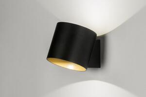 Nástěnné černé LED svítidlo Elena B (LMD)