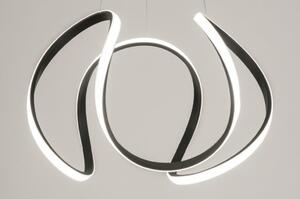 Závěsné designové LED svítidlo Corinthia Black (LMD)