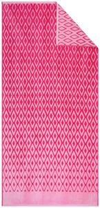OSUŠKA NA PLÁŽ, 90/180 cm, růžová, pink Esposa - Plážové osušky