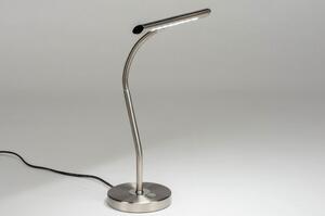 Stolní designová LED lampa Bank Retro Silver (LMD)