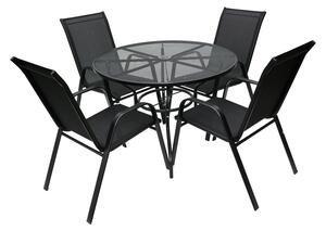 Zahradní židle ZWC-2429 | černá