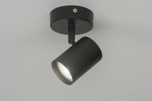 Stropní nebo nástěnné bodové černé svítidlo Spot Astall I Black (Nordtech)