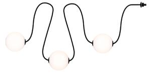 P 94913 Solární LED světelný řetěz Taina prodlužovací sada IP67 3000K 1,71m černá - PAULMANN